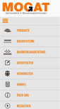 Mobile Screenshot of mogat-werke.de