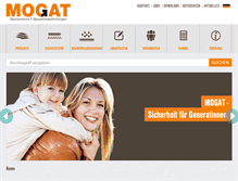 Tablet Screenshot of mogat-werke.de